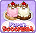 Papa's Scooperia unblocked at gamesmf.com